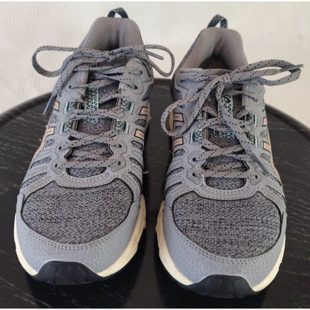 ASICS Gel-Venture 7 Womens Size 8.5 Trail Running Shoes 1012A627 Gray Sneakers - Picture 2 of 12